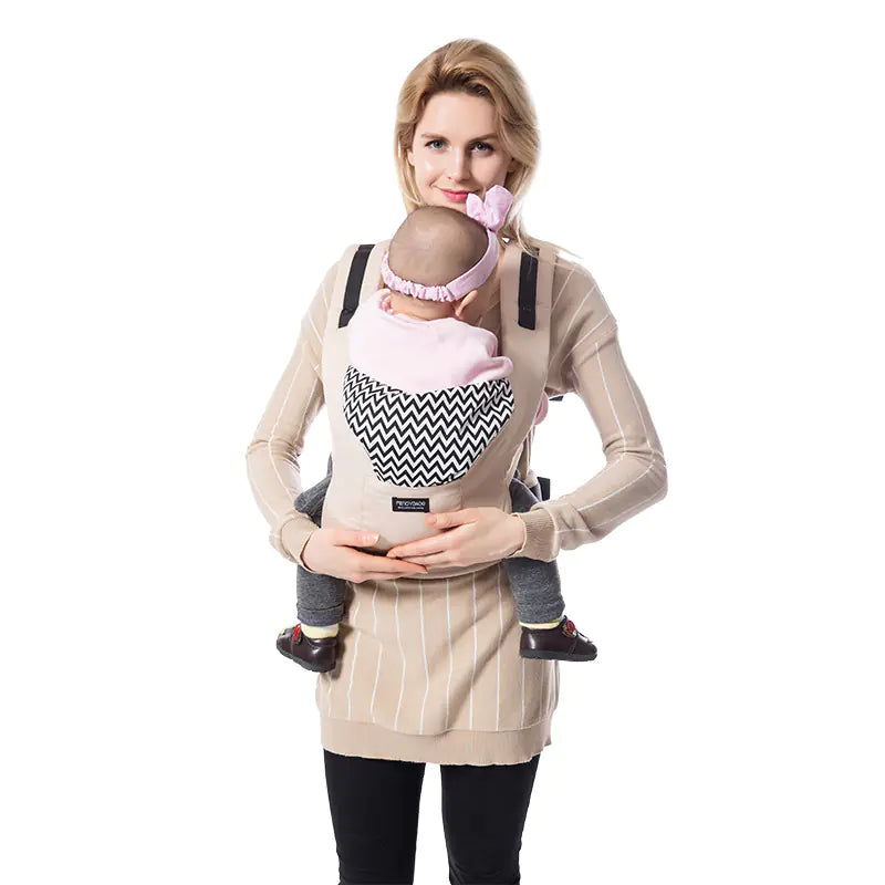 Compact Baby Carrier with Storage Bag for All Seasons