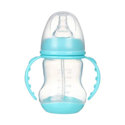 Wide Caliber PP Anti-Colic Baby Bottle with Handle