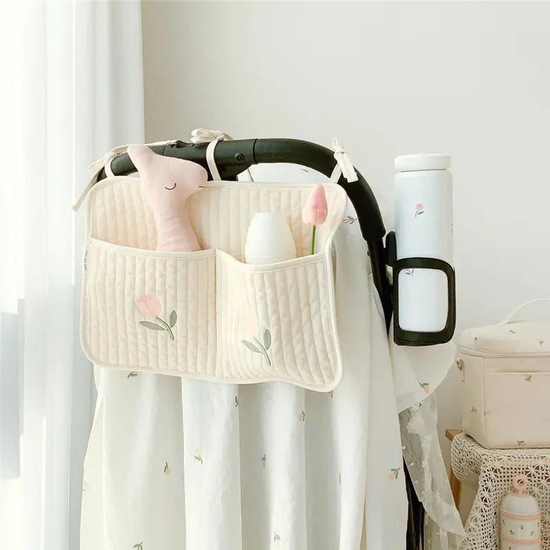 Baby Bottle and Diaper Hanging Storage Bag