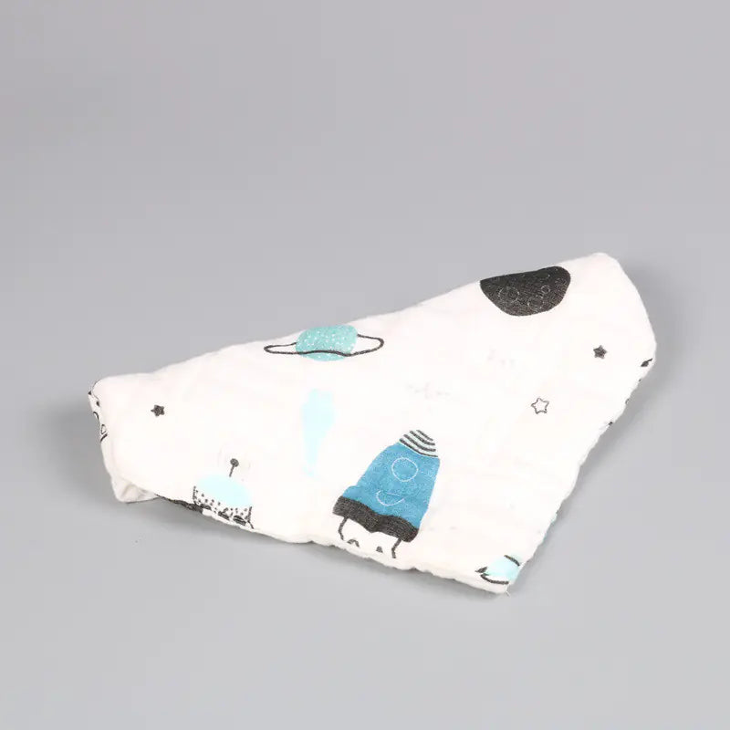Cotton Triangle Scarf Gauze Towel for Newborns