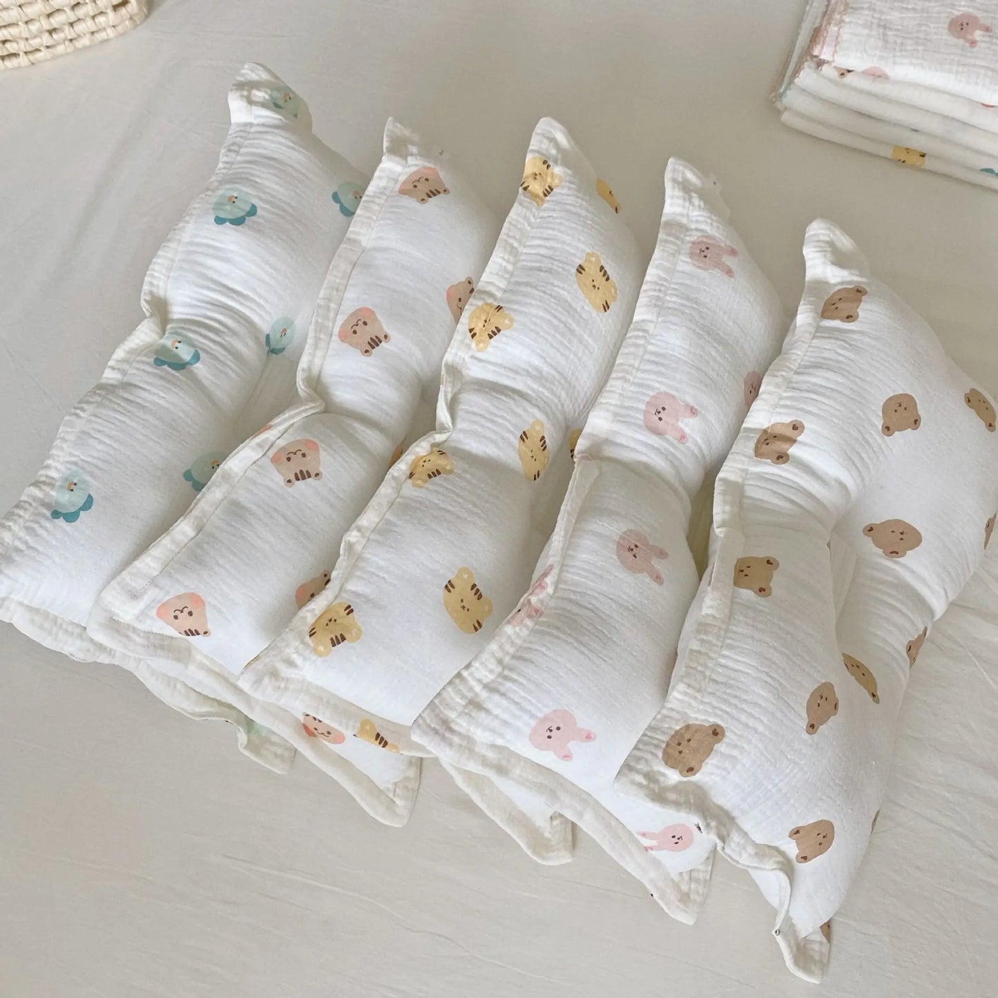 Cartoon Printed Baby Cotton Yarn Cloth Summer Blanket