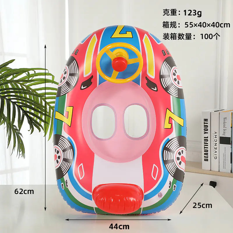 Kids Steering Wheel Inflatable Swim Ring