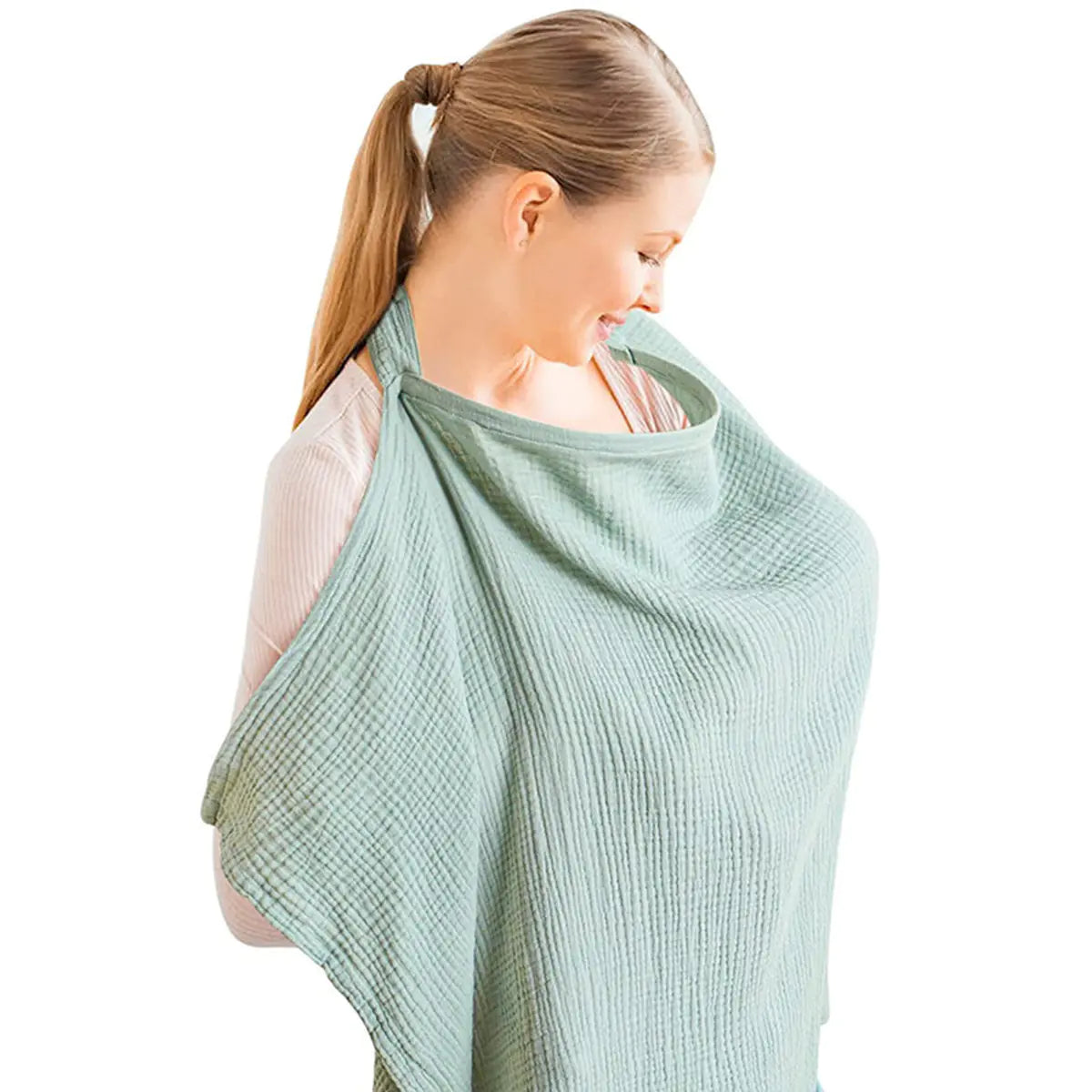 Cross-Border Cotton Nursing Cover Shawl (Double Layer)