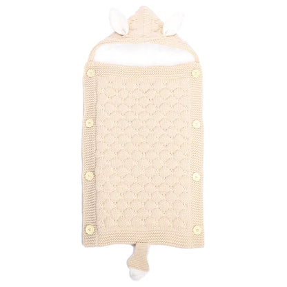 Spring Autumn Baby Knitted Rabbit Ear Sleep Sack