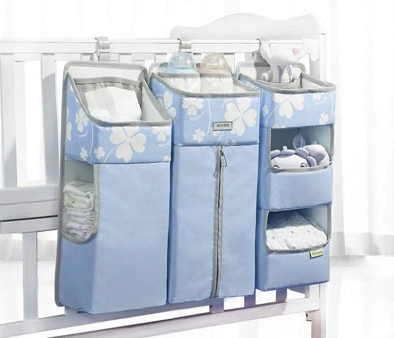 Baby Diaper Storage Bag - Bedside Hanging Basket Rack