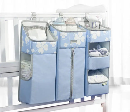 Baby Diaper Storage Bag - Bedside Hanging Basket Rack