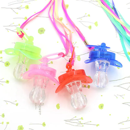 4 x LED Pacifier and Whistle Combo