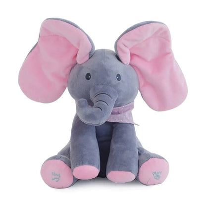 Electric Elephant Plush Toy – Interactive Hide and Seek