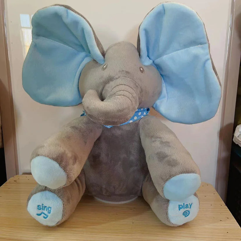 Electric Elephant Plush Toy – Interactive Hide and Seek