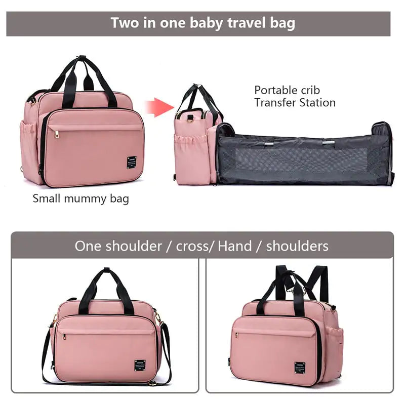 Multifunctional Portable Folding Crib Mummy Bag