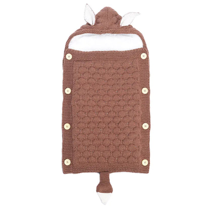 Spring Autumn Baby Knitted Rabbit Ear Sleep Sack