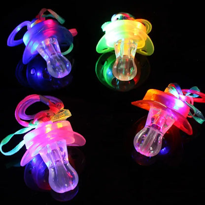 4 x LED Pacifier and Whistle Combo