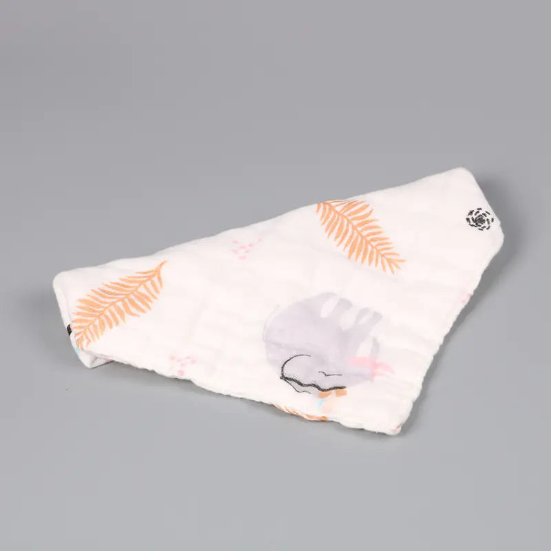Cotton Triangle Scarf Gauze Towel for Newborns