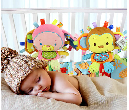 Plush Rattle Comfort Toy for Infants