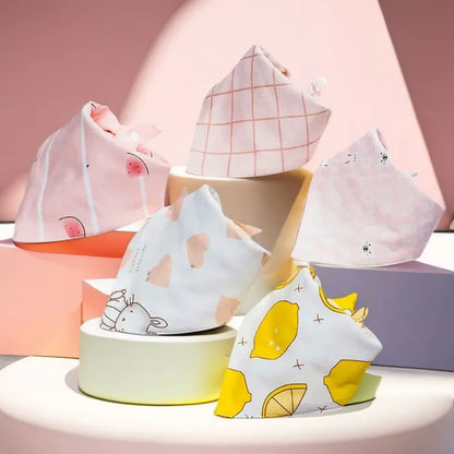 Cotton Triangle Scarf Gauze Towel for Newborns