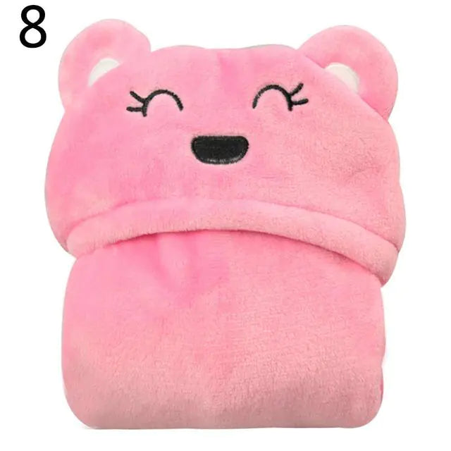 Fluffy Hooded Bath Towels for Children