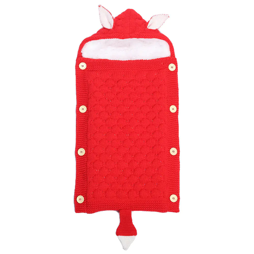 Spring Autumn Baby Knitted Rabbit Ear Sleep Sack