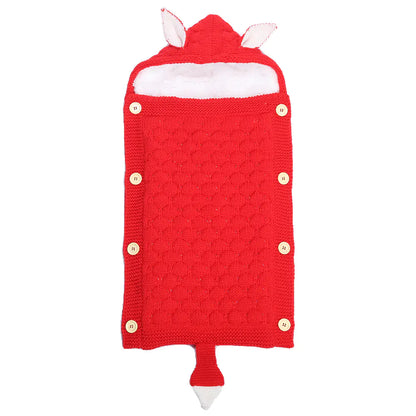 Spring Autumn Baby Knitted Rabbit Ear Sleep Sack