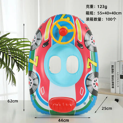 Kids Steering Wheel Inflatable Swim Ring