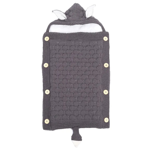 Spring Autumn Baby Knitted Rabbit Ear Sleep Sack