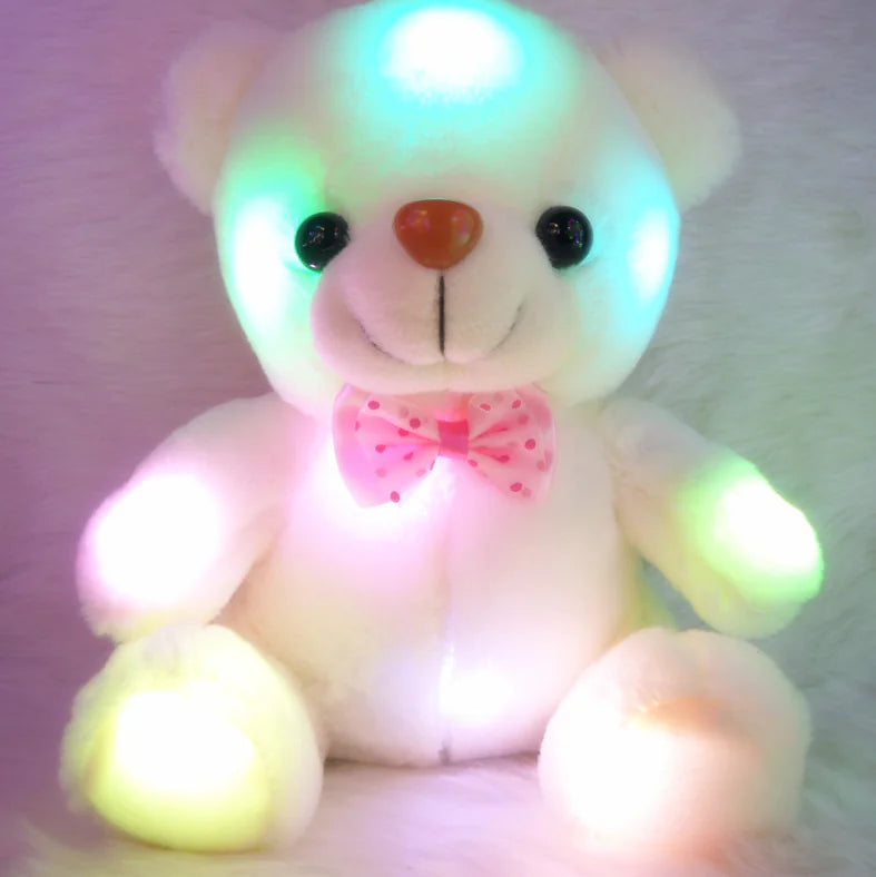 Teddy Bear Plush Toy with Glowing Features