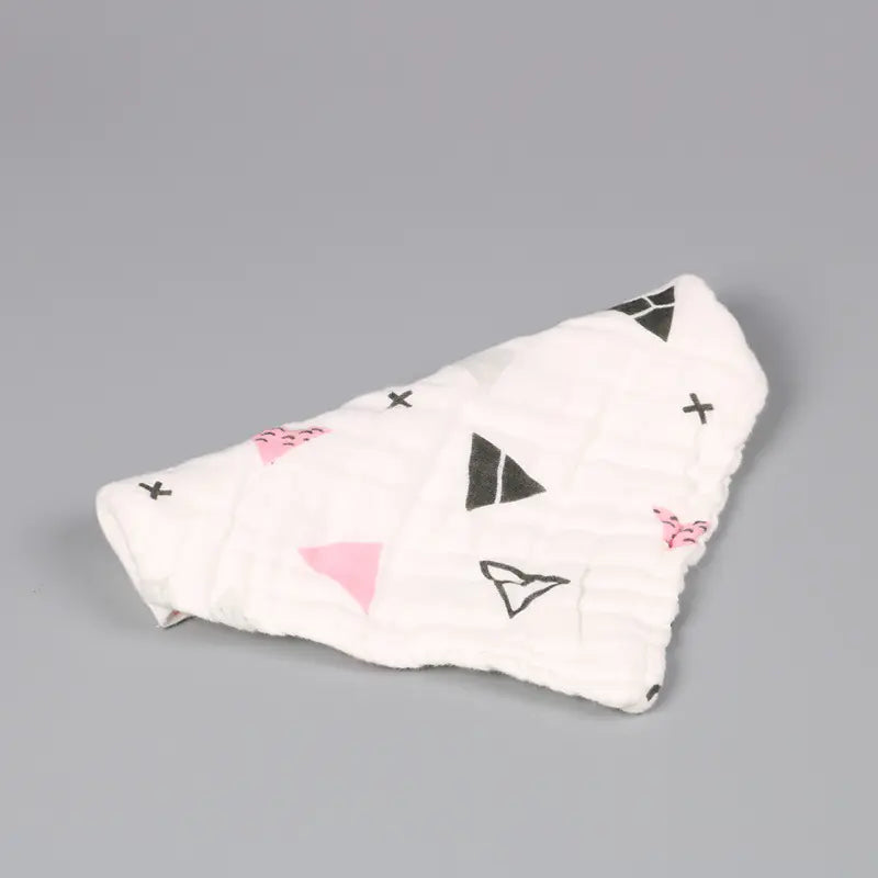 Cotton Triangle Scarf Gauze Towel for Newborns