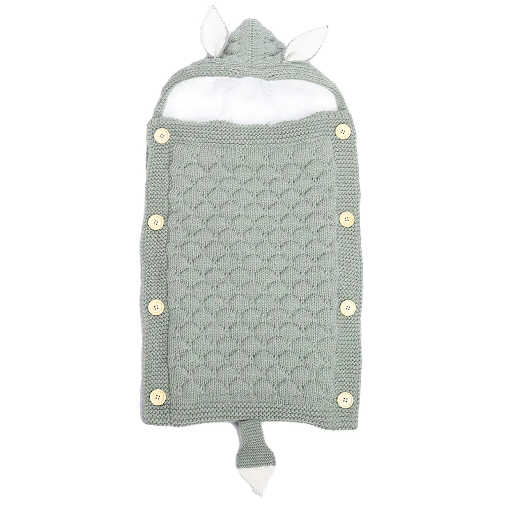 Spring Autumn Baby Knitted Rabbit Ear Sleep Sack