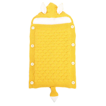 Spring Autumn Baby Knitted Rabbit Ear Sleep Sack
