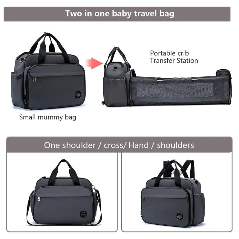 Multifunctional Portable Folding Crib Mummy Bag