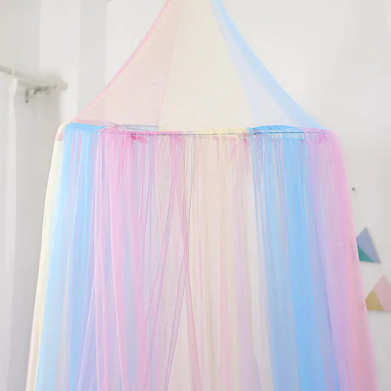Dreamy Rainbow Dome Mosquito Net for Baby Crib