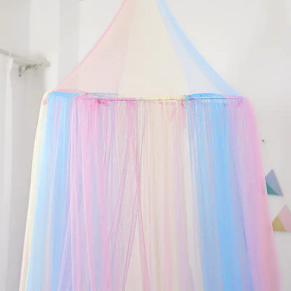 Dreamy Rainbow Dome Mosquito Net for Baby Crib
