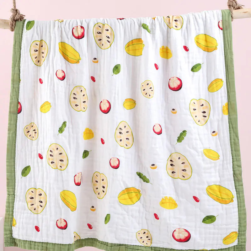 Cotton 6-Layer Baby Gauze Bath Towel Blanket
