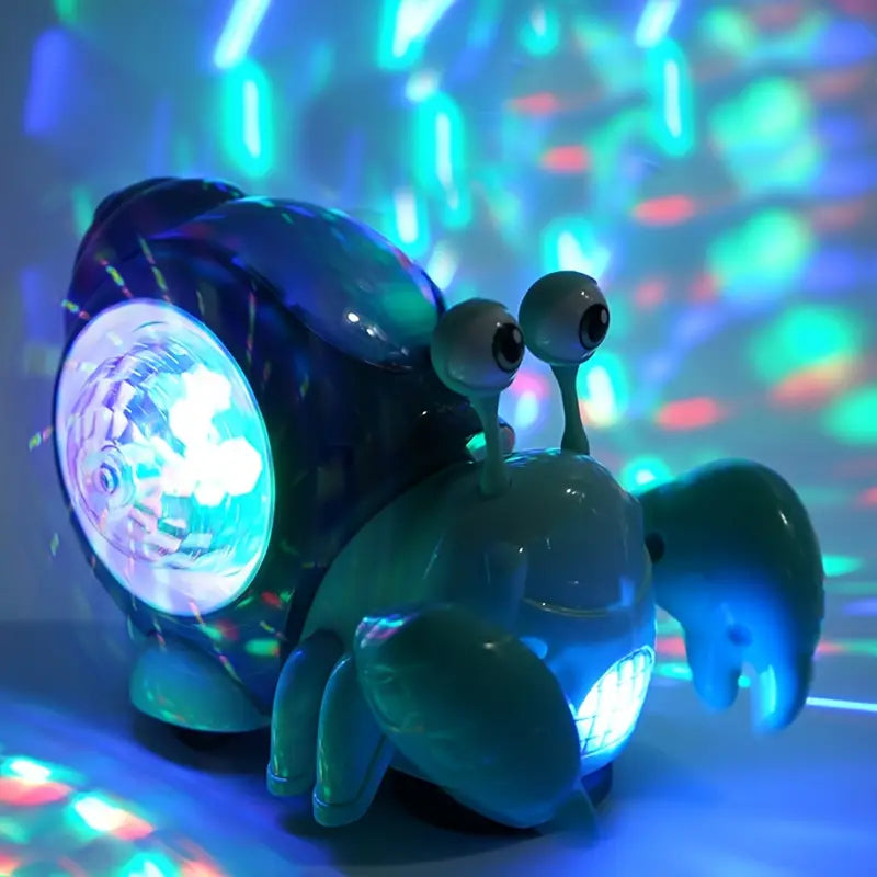 Interactive Crawling Crab Baby Toy with Music & Lights