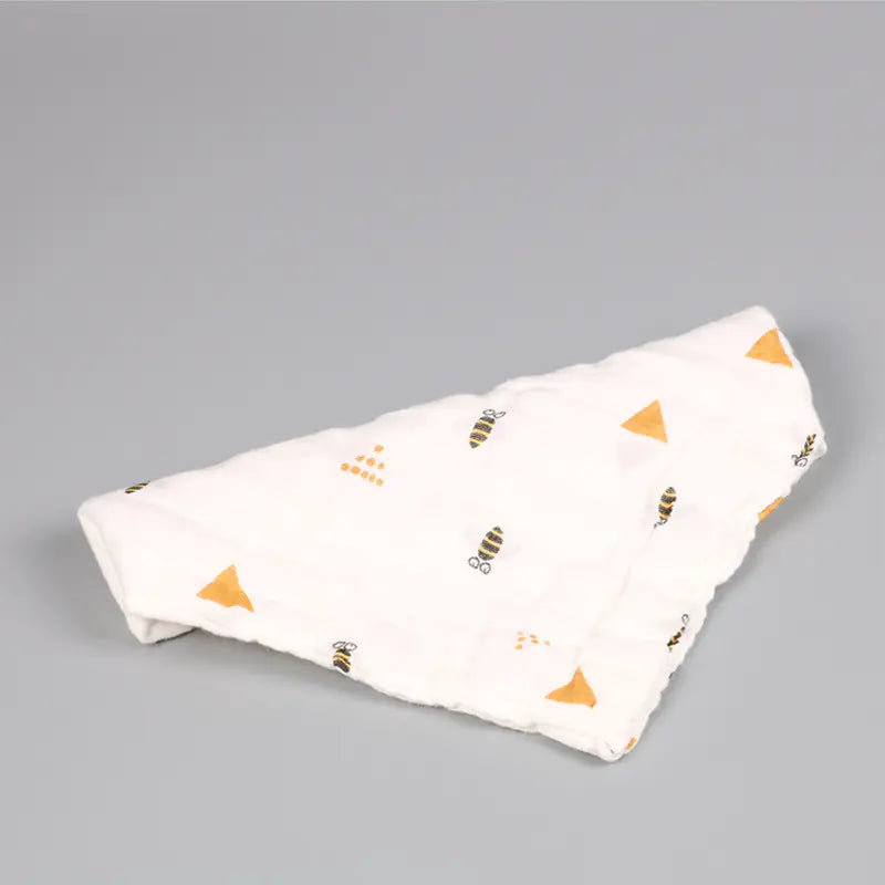 Cotton Triangle Scarf Gauze Towel for Newborns