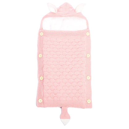 Spring Autumn Baby Knitted Rabbit Ear Sleep Sack
