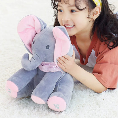 Electric Elephant Plush Toy – Interactive Hide and Seek