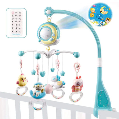 Musical Crib Mobile with Projection for Infants