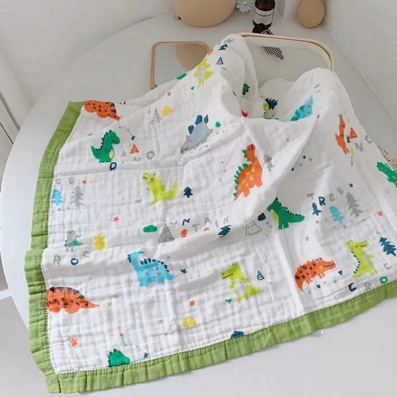 Cotton 6-Layer Baby Gauze Bath Towel Blanket
