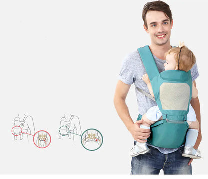 Multifunctional Baby Waist Carrier for All Seasons
