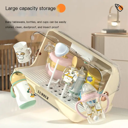 UV Sterilizer Cabinet for Baby Bottles with Dust Cover