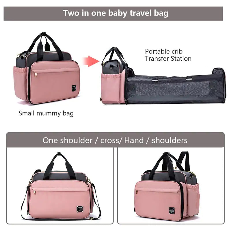 Multifunctional Portable Folding Crib Mummy Bag