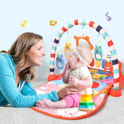 Baby Fitness Frame with Music Pedal Piano Toy