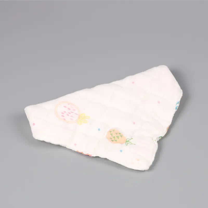 Cotton Triangle Scarf Gauze Towel for Newborns