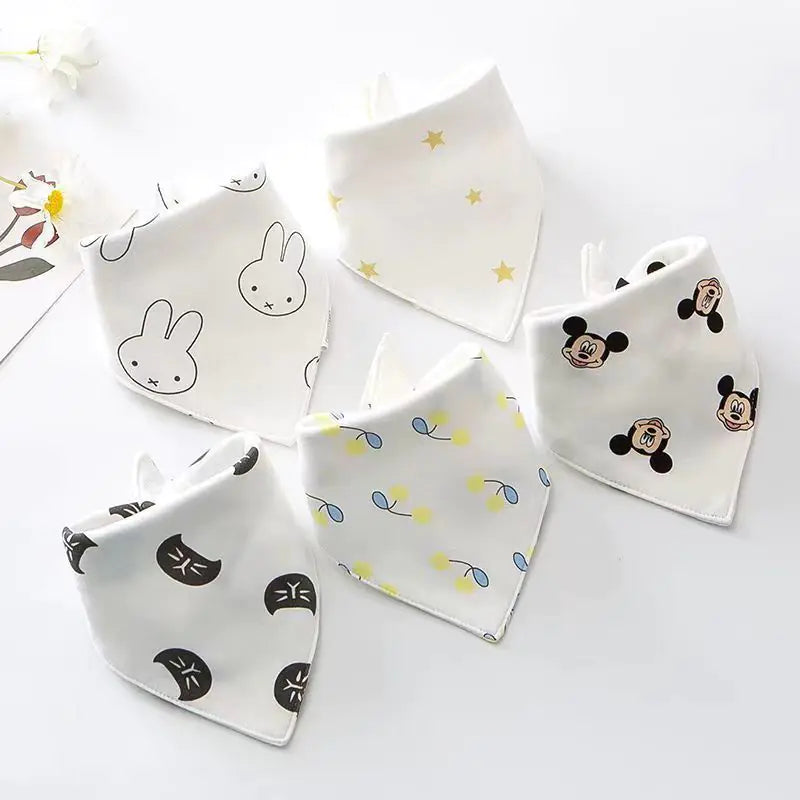 Cotton Triangle Scarf Gauze Towel for Newborns