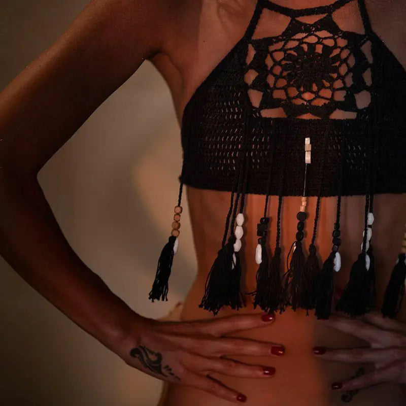 Bohemian Tassel Swimsuit, Bikini & Swimwear