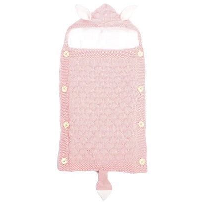 Spring Autumn Baby Knitted Rabbit Ear Sleep Sack
