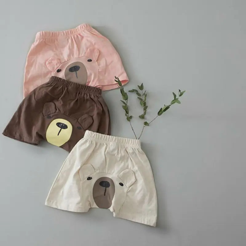 Summer Baby Bear Shorts for Boys and Girls (1-5 Years)