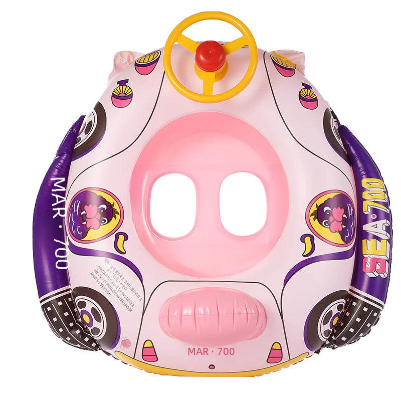 Kids Steering Wheel Inflatable Swim Ring