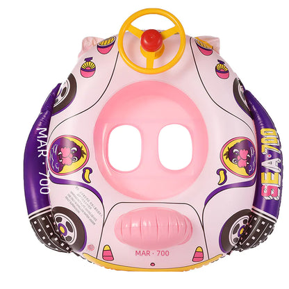 Kids Steering Wheel Inflatable Swim Ring