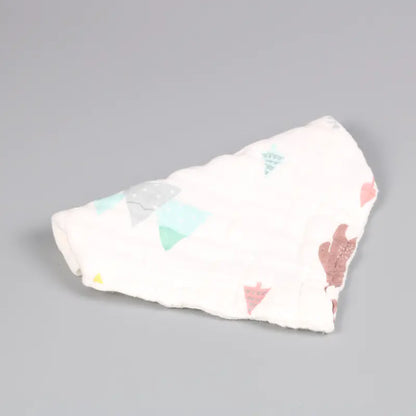 Cotton Triangle Scarf Gauze Towel for Newborns